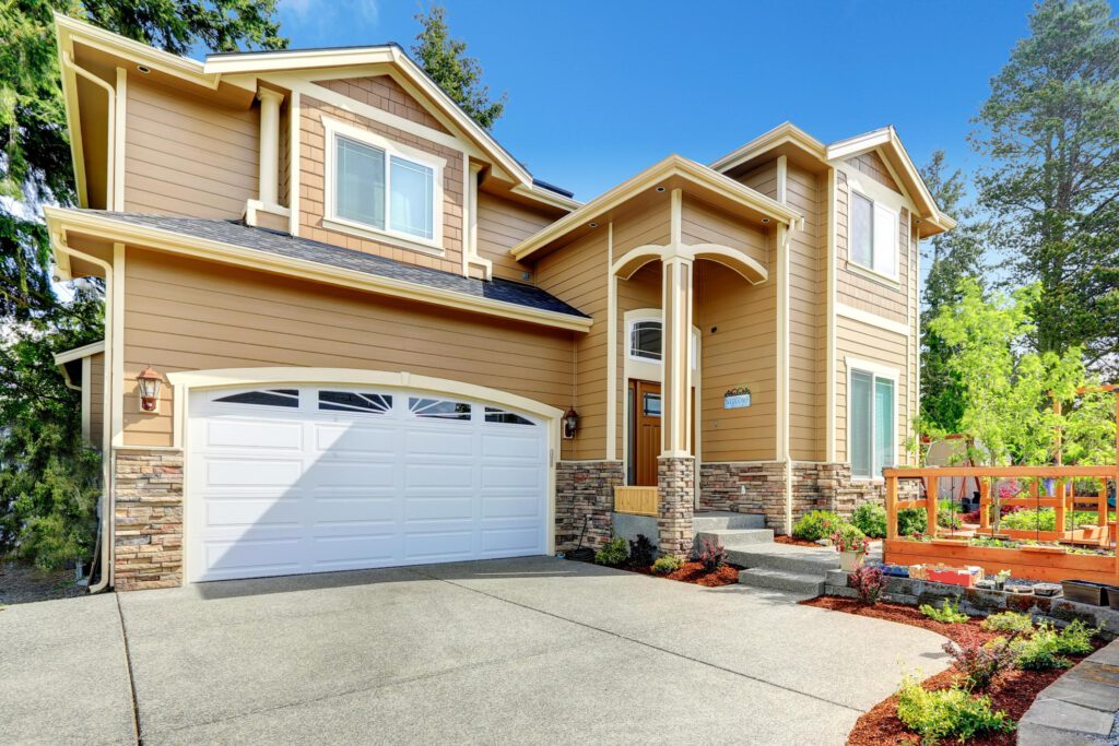 big house with driveway